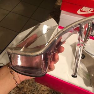 Clear shoes